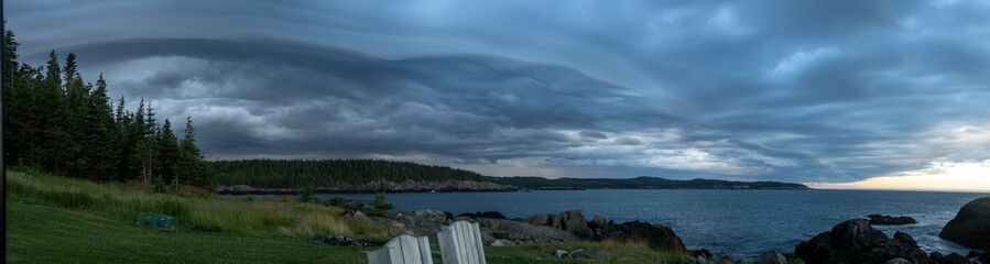 Obraz premium Panorama of storm clouds