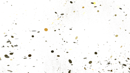 A burst of gold and silver confetti creating a dazzling celebration