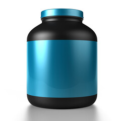 dark blank glass transparent bottle with dispenser airless pump using  for gel, soap, alcohol, cream and cosmetic 3D rendering, 3D illustration