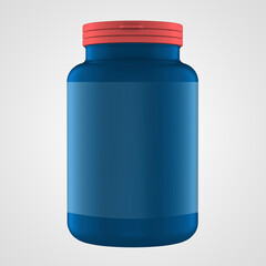 dark blank glass transparent bottle with dispenser airless pump using  for gel, soap, alcohol, cream and cosmetic 3D rendering, 3D illustration