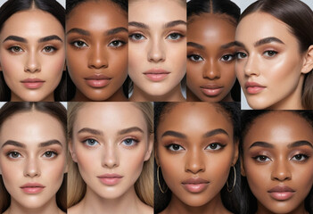 Obraz premium Develop a social media campaign focusing on the importance of inclusivity in the beauty industry. 