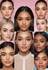 Obraz premium Develop a social media campaign focusing on the importance of inclusivity in the beauty industry. 
