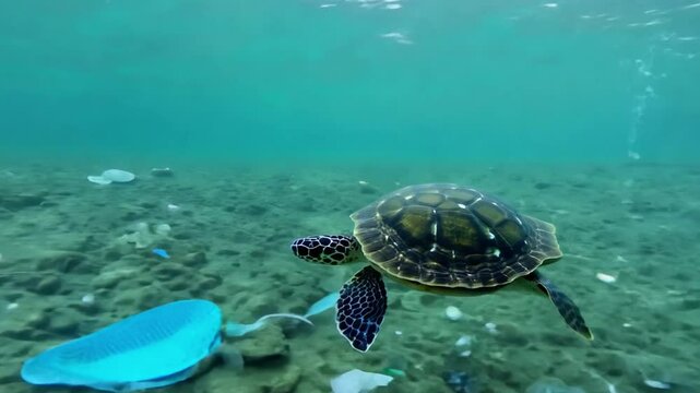 Plastic pollution in the ocean