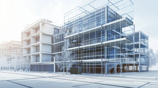 Visualizing a BIM model of a building.