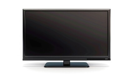 Fototapeta premium big led tv isolated on white background