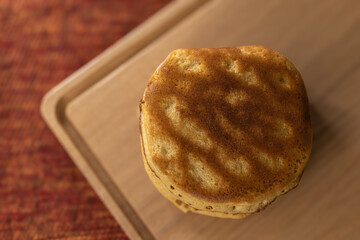 どら焼きのクローズアップ写真