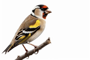 Obraz premium European Goldfinch on a Branch