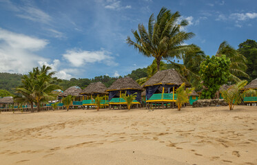 Lalomanu Beach is a picturesque white sand beach, located on the south coast of Upolu, one of the top 10 Beach Destinations of the World, Samoa