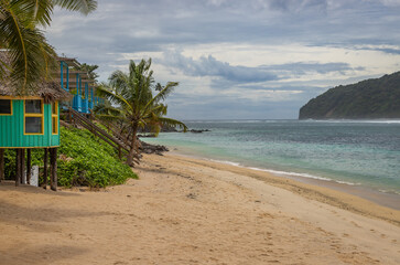 Lalomanu Beach is a picturesque white sand beach, located on the south coast of Upolu, one of the top 10 Beach Destinations of the World, Samoa