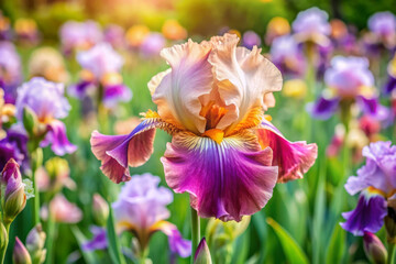 Bearded Iris in Bloom