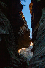 Sunnyside Canyon, Gardens of Stone National Park, Central Tablelands,  New South Wales, Australia