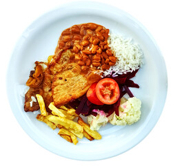 Traditional Brazilian meal named prato feito