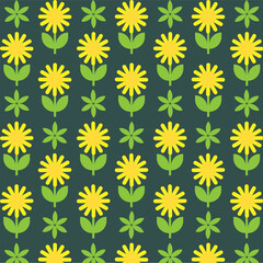 Art & Illustration cute floral pattern.
