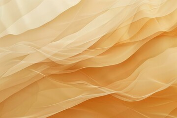 Obraz premium Abstract background with soft beige and orange color waves of fabric