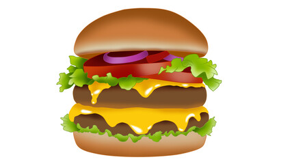 Burgers Doublet Cheese Beef