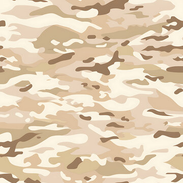 Modern desert camouflage pattern with beige, tan, and light brown tones for seamless wallpaper 2