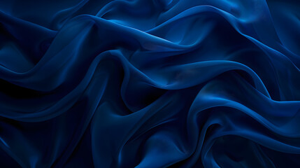 Obraz premium satin background in dark blue 