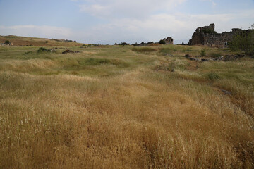 Ruins of the Roman city of Hierapolis, Turkey
