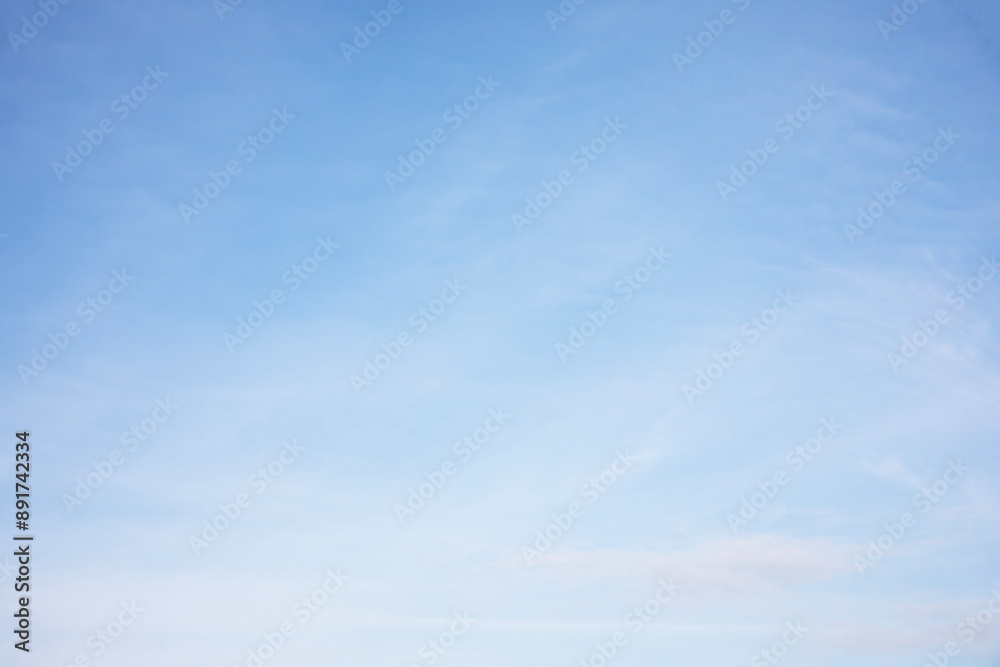 Canvas Prints fantastic soft white clouds against blue sky and copy space horizontal shape. web banner.website hea