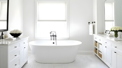 Fototapeta premium White bathtub