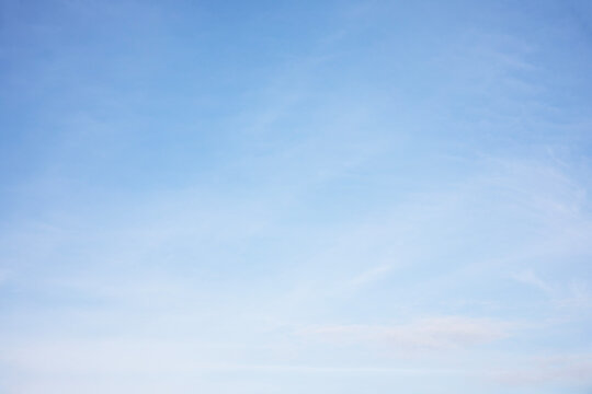 Fantastic soft white clouds against blue sky and copy space horizontal shape. Web banner.Website header.