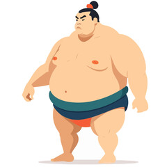 Series -  Sumo Wrestler frontal posing | Japanese Wrestling Fighting | Big athlete