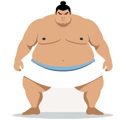 Series -  Sumo Wrestler frontal posing | Japanese Wrestling Fighting | Big athlete
