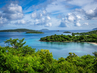 Caneel Bay  on the Caribbean island of St John in the US Virgin Islands