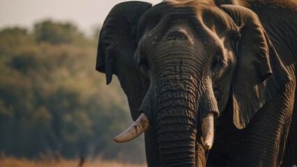 Gentle giants of the wild seen in their natural environment reflecting their grandeur