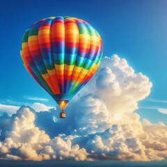 Naklejka premium hot air balloon