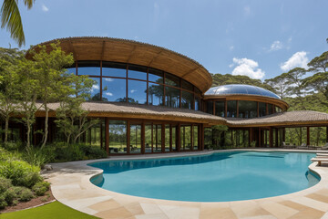 "Distinctive Nature-Connected Structure, a Getaway"