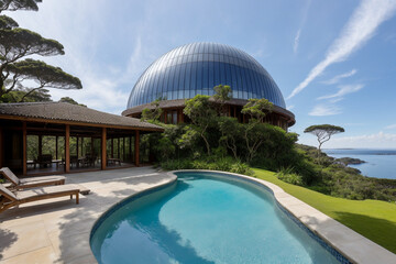 "Innovative Building in Natural Harmony, a Retreat"