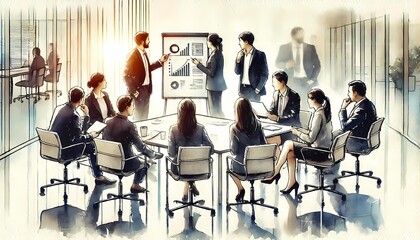 Collaborative Strategy Session: Team Brainstorming