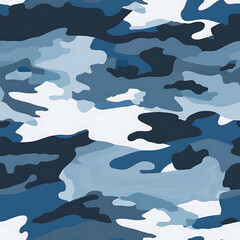 Urban air force camouflage pattern with dark blue, light blue, and gray elements for seamless wallpaper 2
