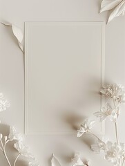 Minimalist invitation template