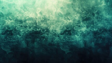 Enchanted Mist: Emerald Gradient and Fog