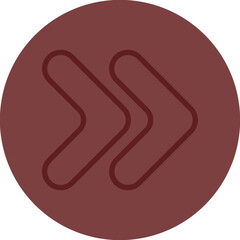 forward Vector Line Maroon Circle Maroon