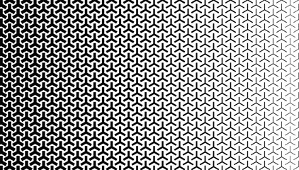Black and white transition pattern for background and jersey design. Fully editable vector element. Vector Format Illustration 