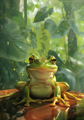 Frog in Forest