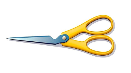 Isolated scissors on a white background