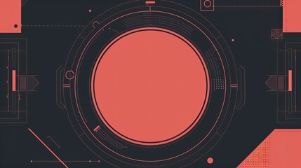 Obraz premium Colorful invitation template