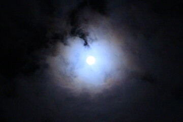 満月　フルムーン　月のある景色