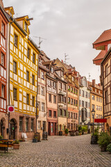 Obraz premium View of Nuremberg's old town, Germany.