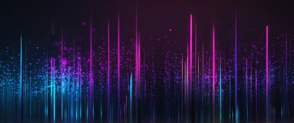 Abstract neon metaverse gradient background.