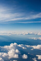 The free included blue sky background offers ample copy space for product or advertising wording design.