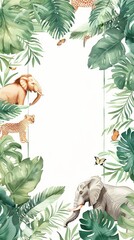 Safari concept invitation template