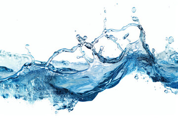 Obraz premium water splash isolated on white