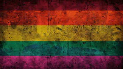 Fototapeta premium Colorful Striped Background with Texture