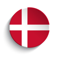 Denmark flag button
