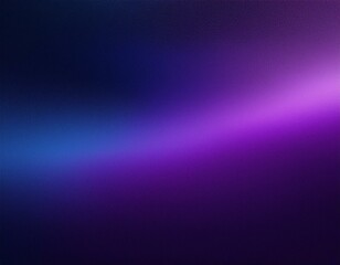 Obraz premium neon purple wallpaper on dark background, Dark blue purple glowing grainy gradient background black noise texture